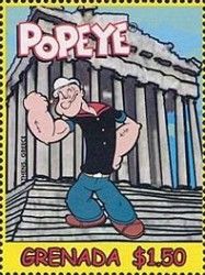 Popeye in Athens, Greece