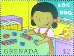 Children and blackboard