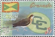 Grenada Flag; Grenada Dove (Leptotila wellsi)