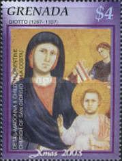 Madonna and child, by Giotto