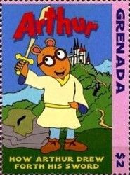 How Arthur drew forth his sword