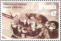 Allies pound german coastal defenses