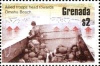 Allied troops head towards Omaha Beach
