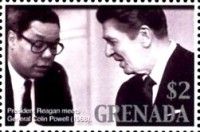 With Colin Powell