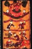 Taoist God overseeing the rice planting, by unknown artist