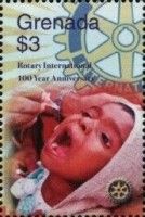 Child receiving polio vaccination