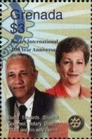 District 7030 Governor David Edwards and wife Donna