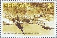Airplanes over islands of the Pacific