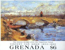 The Gleize bridge over the Viguerat canal