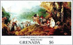 Boarding for Cythere, by Watteau