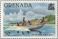 Grand Anse Speed Boat - WITH OVERPRINT P.R.G.