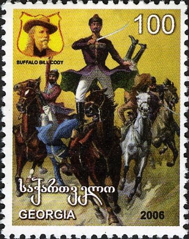 Georgian Trick Riders in Buffalo Bill's Wild West Show