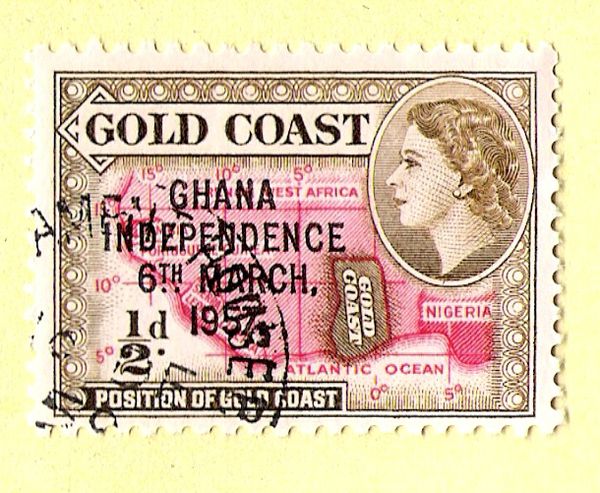 Map Showing Position of Gold Coast - Overprint