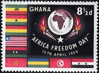 Globe and Flags of the Independent States of Africa