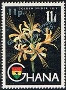 Golden Spider Lily (Lycoris aurea) - optd. & surch.