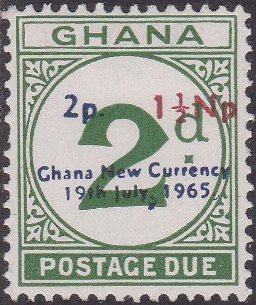 New Currency Overprint further Surcharged