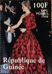 Princess Diana (1961-1997), floral gown