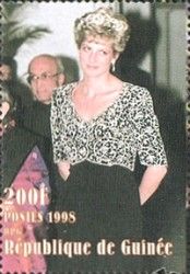 Diana in black and silver, with tiara