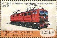 Long Distance Train-Electric Locomotive (England)