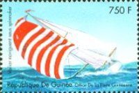Sailboat Sailing under Spinnaker
