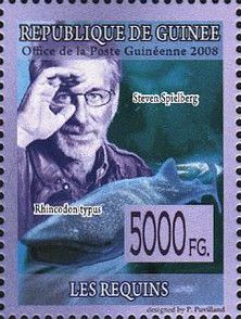 Steven Spielberg and Wale Shark (Rhincodon typus)