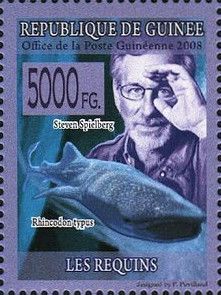Steven Spielberg and Wale Shark (Rhincodon typus)