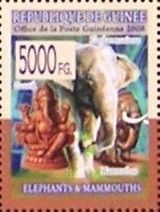 Asian Elephant (Elephas maximus), Mammoth, Ghanesha