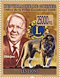 Melvin Jones and Lion