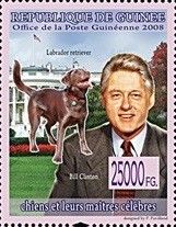 Bill Clinton and Labrador Retriever