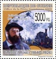 "La Gare Saint Lazare à Paris", by Claude Monet
