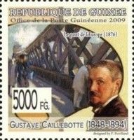 "Le Pont de l'Europe" (1876), by Gustave Caillebotte