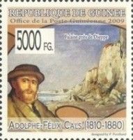 "Falaise près de Dieppe", by Adolphe-Felix Cals
