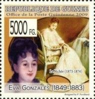 "La Nichée" (1873-74), by Eva Gonzales