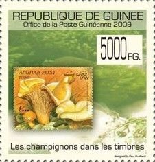 Mushrooms on Stamps
