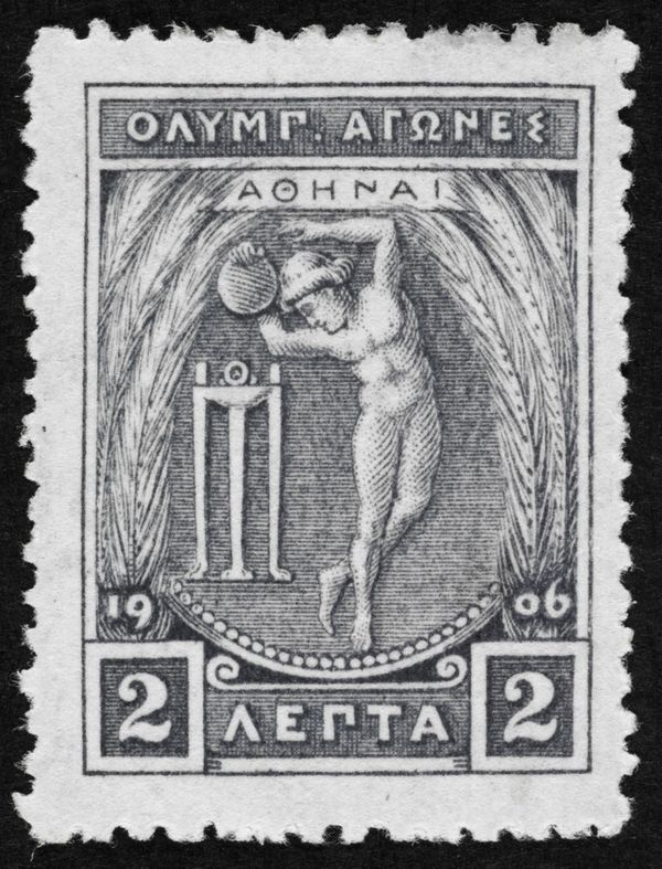 1906 Interim Olympic Games - Apollo throwing the discus