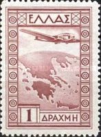Airplane over Greece