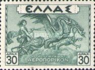 Triptolemus on his dragons-driven chariot