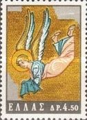 Angel, Detail of Mosaic at Daphni Church, Attica