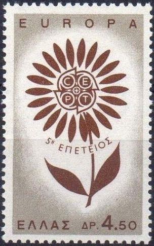 EUROPA/CEPT 22 Flower petals (22 member countries)