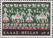 Wedding procession on embroidery
