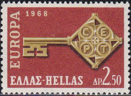 EUROPA/CEPT Engraving on a Key