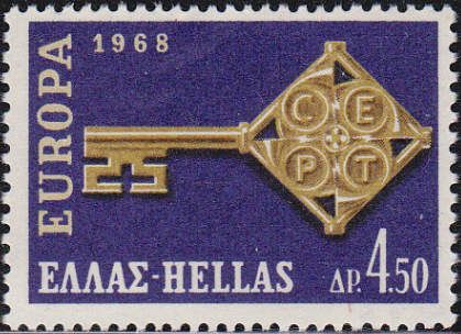 EUROPA/CEPT Engraving on a Key