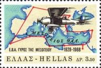 Flight around Mediterranean on a "Breguet 19"