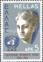 20th Anniversary World Health Organisation - Emblem