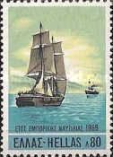 Greece and Sea - Brig and Steamship