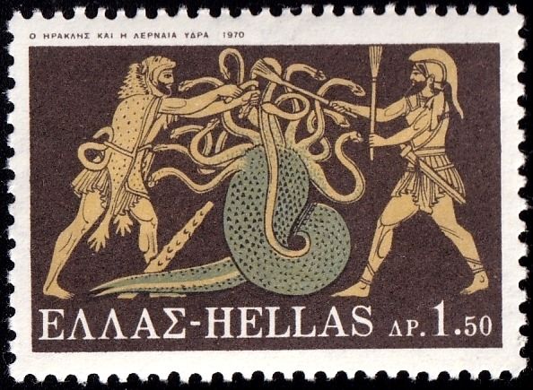 Hercules Deeds - Hercules and Lernean Hydra
