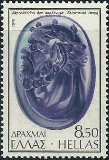 Ring seal stone - Silenus (in sardonyx, Hellenistic period)