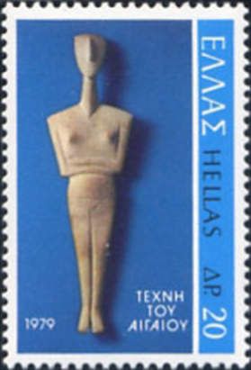 Aegean Art - Cycladic Figure from Amorgos island
