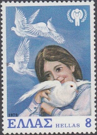 Girl with doves