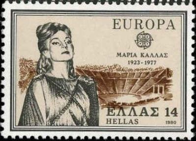 EUROPA/CEPT Personalities - Maria Callas (soprano)